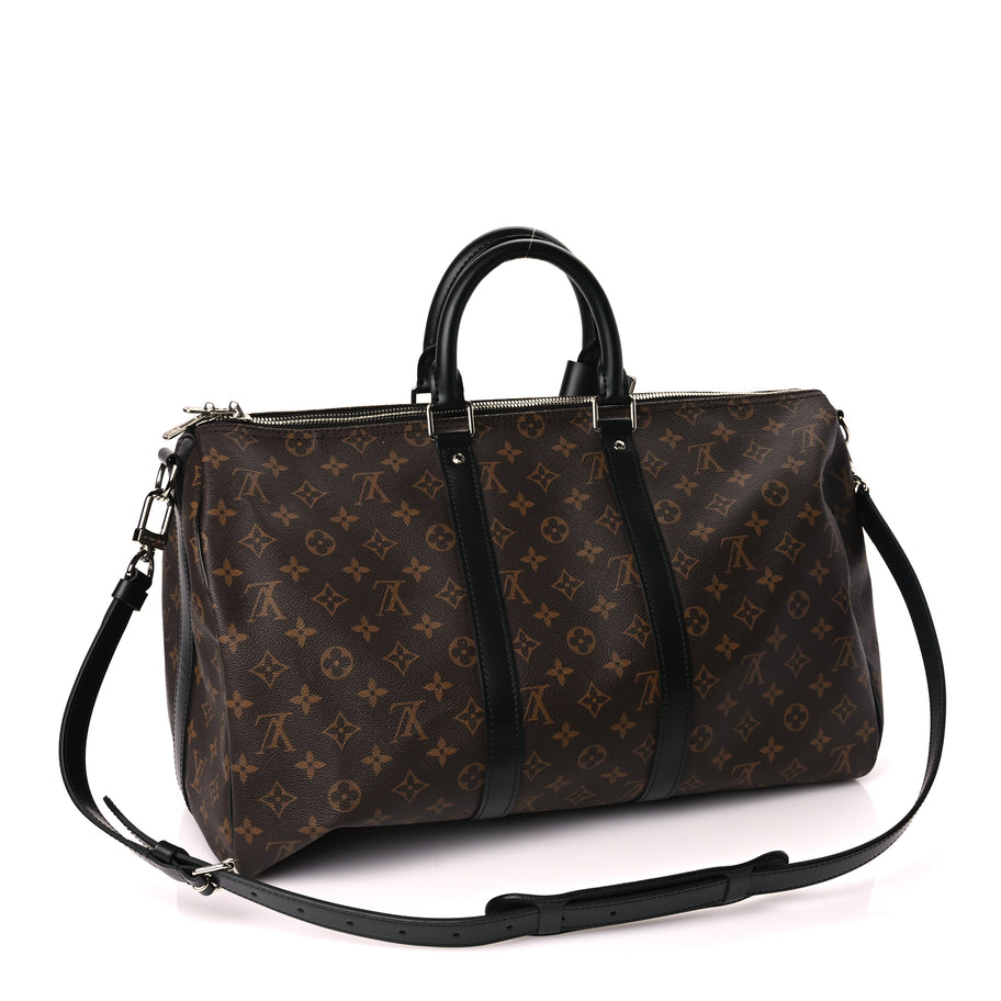 Louis Vuitton Monogram Macassar Keepall Bandouliere 45 Image 2