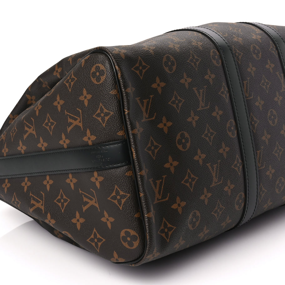 Louis Vuitton Monogram Macassar Keepall Bandouliere 45 Image 7