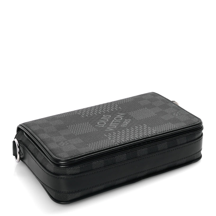 Louis Vuitton Damier Graphite 3D Studio Messenger Black Image 3