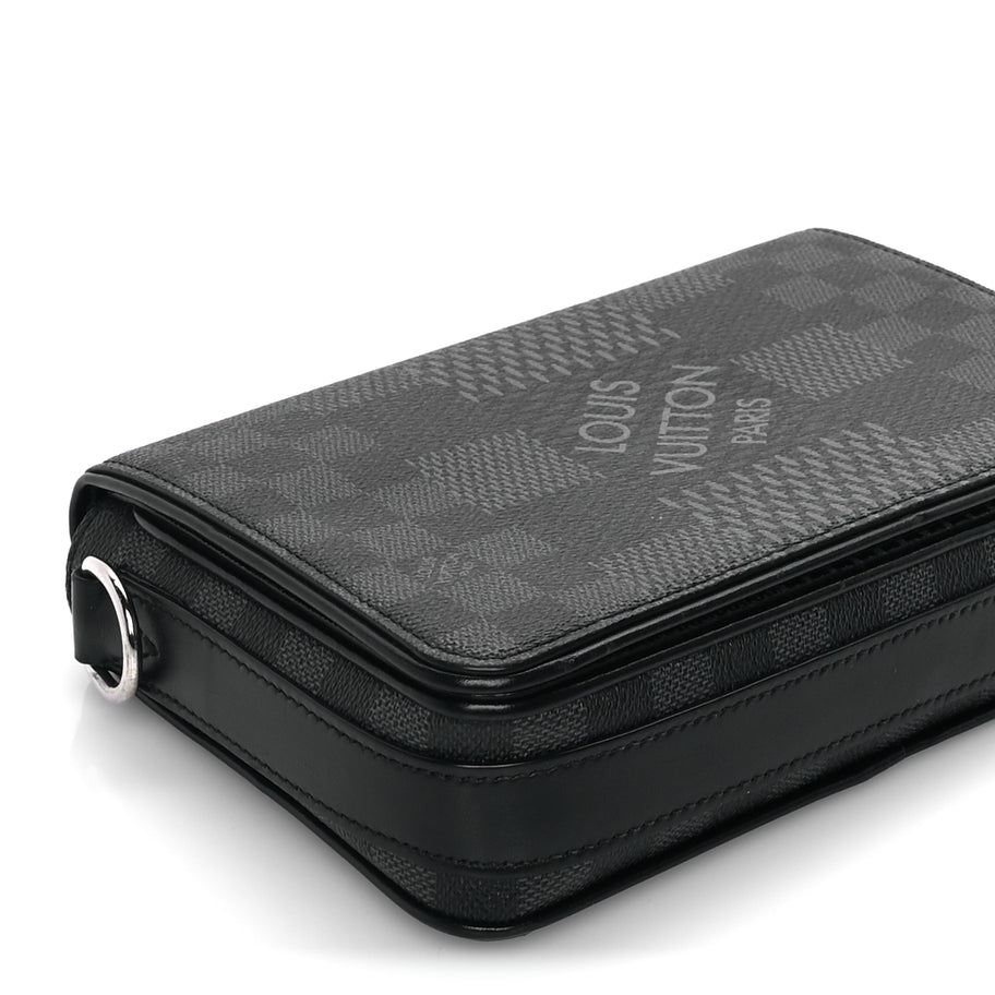 Louis Vuitton Damier Graphite 3D Studio Messenger Black Image 7