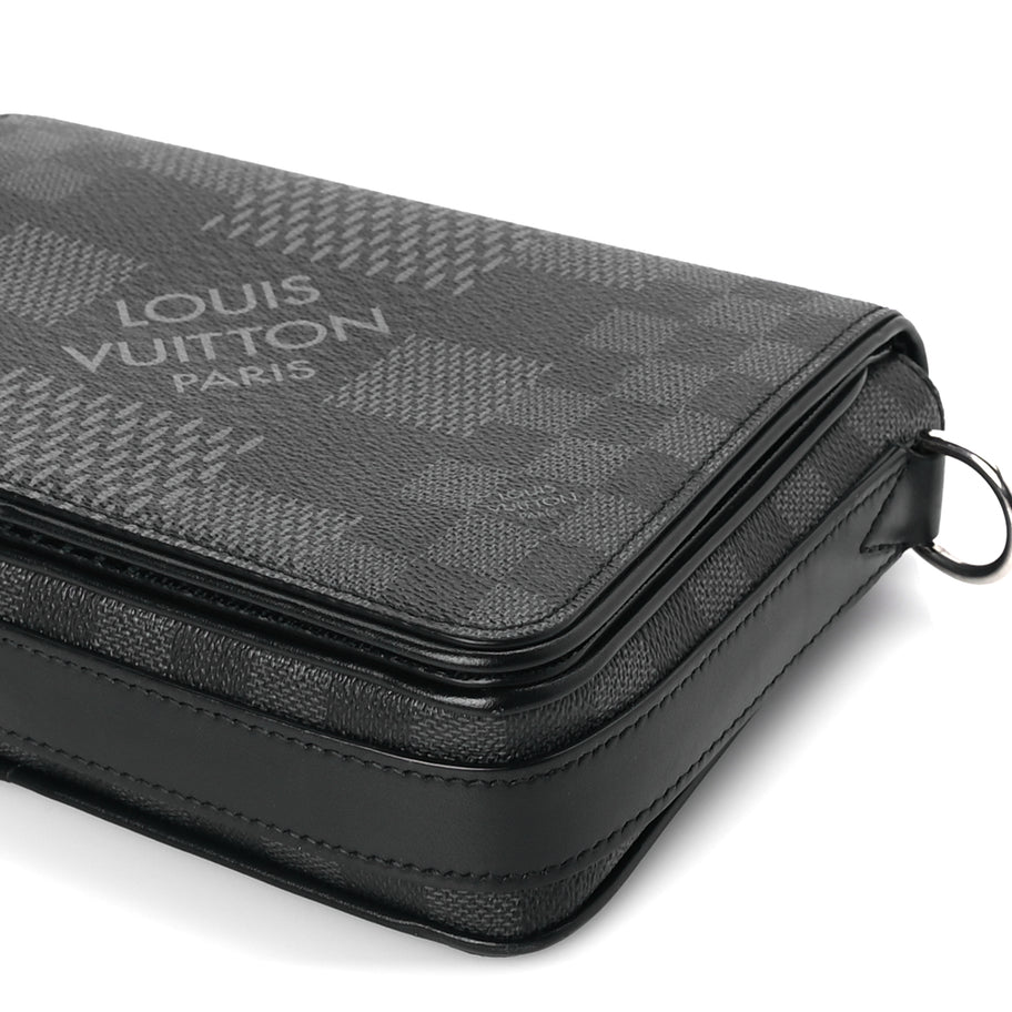 Louis Vuitton Damier Graphite 3D Studio Messenger Black Image 8