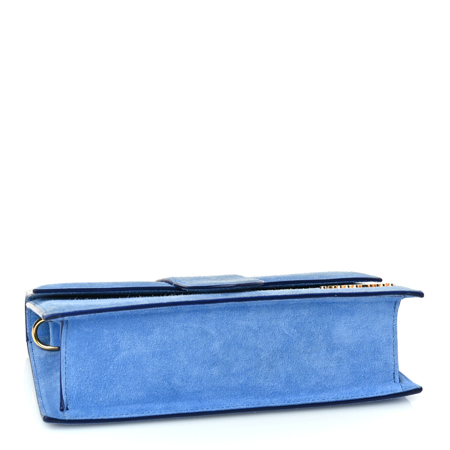 Jacquemus Nubuck Le Grand Bambino Blue Image 3