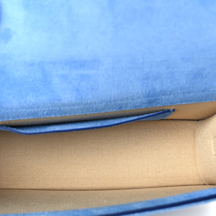 Jacquemus Nubuck Le Grand Bambino Blue Image 4