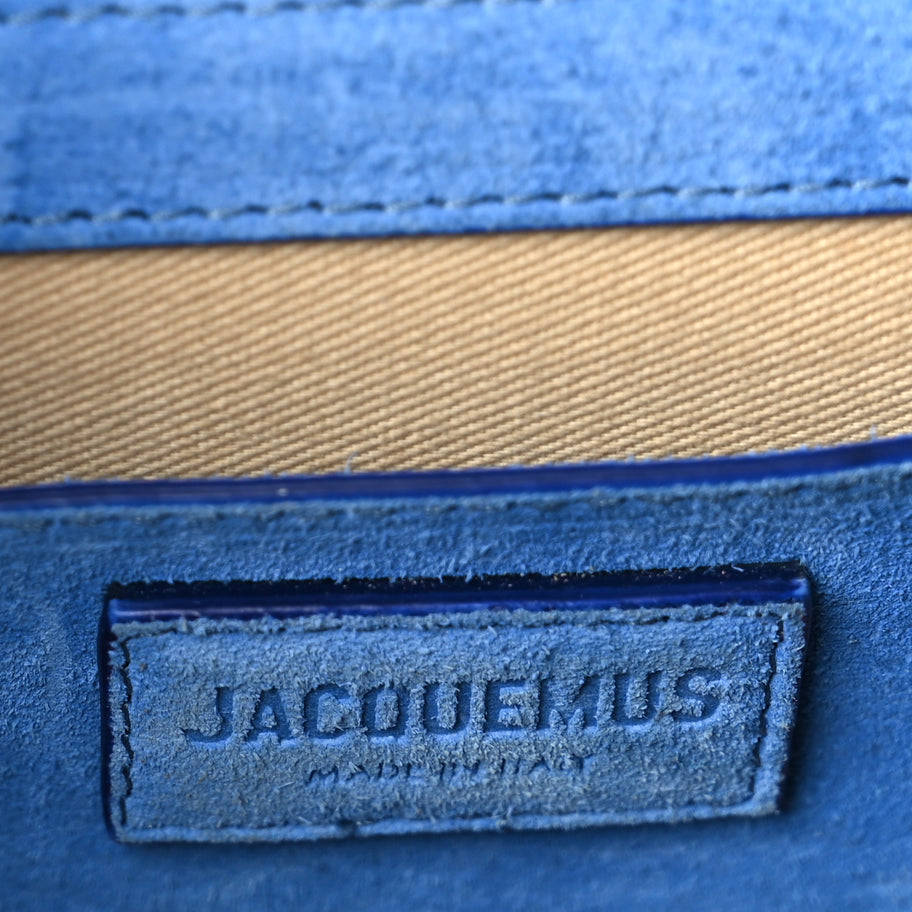 Jacquemus Nubuck Le Grand Bambino Blue Image 5