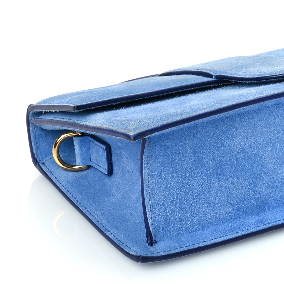 Jacquemus Nubuck Le Grand Bambino Blue Image 7