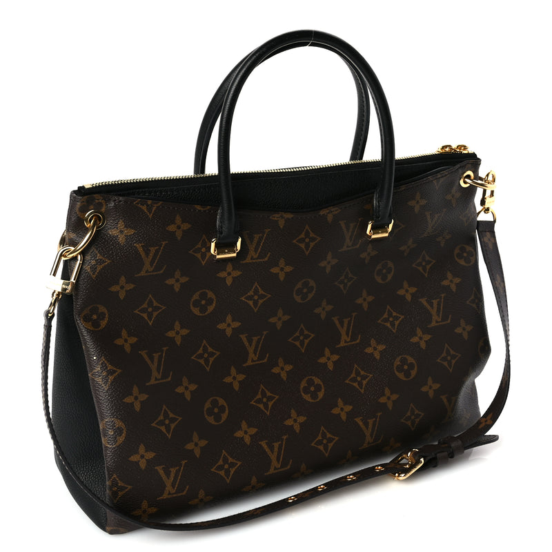  Louis Vuitton Monogram Pallas Black