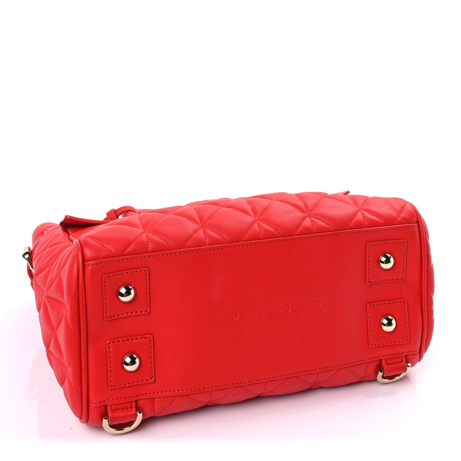Mulberry Nappa Quilted Medium Cara Delevingne Convertible Bag Red Image 3