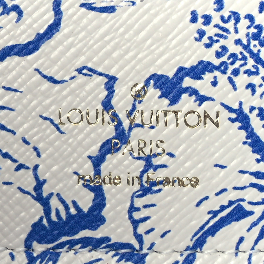 Louis Vuitton Monogram Tiles By The Pool Victorine Wallet Lagoon Blue Image 5