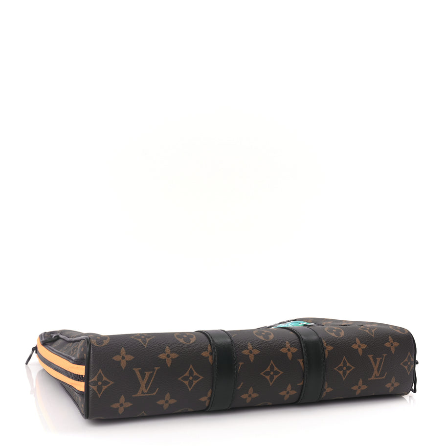 Louis Vuitton Monogram Embroidered Cartoon LV Friends Keepall Pouch Image 3