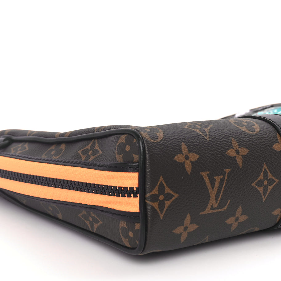 Louis Vuitton Monogram Embroidered Cartoon LV Friends Keepall Pouch Image 7