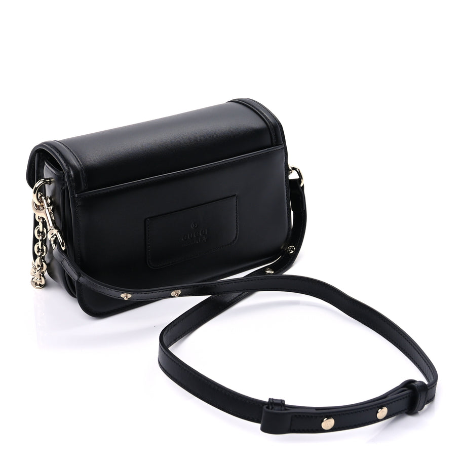Gucci Calfskin Go Small Shoulder Bag  Black Image 2