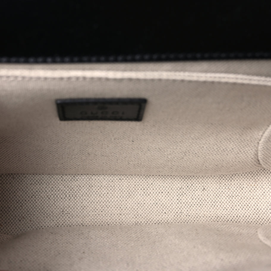Gucci Calfskin Go Small Shoulder Bag  Black Image 4