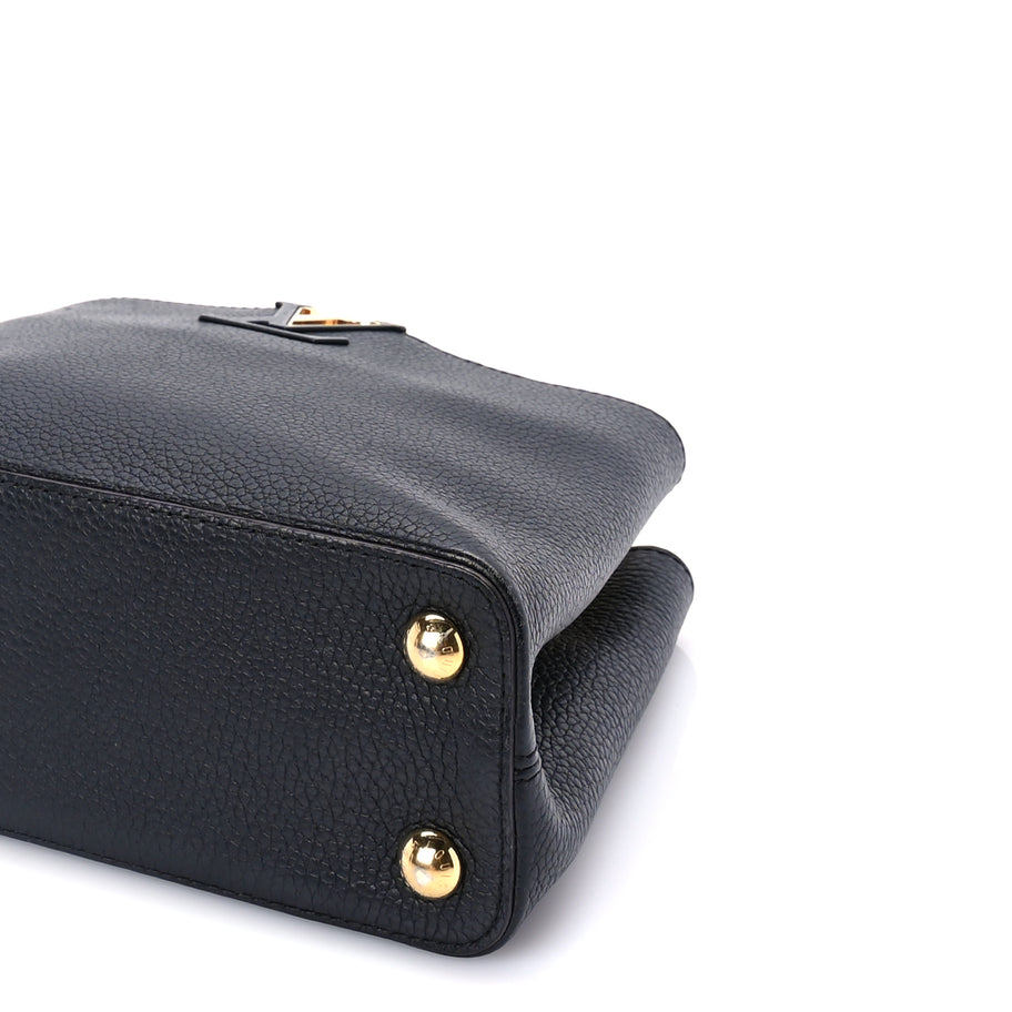 Louis Vuitton Taurillon Capucines BB  Black Image 8