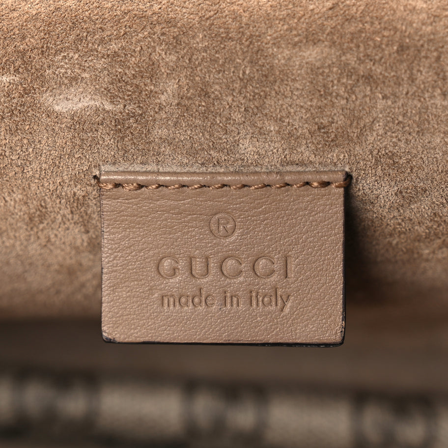 Gucci GG Supreme Monogram Small Dionysus Shoulder Bag Taupe Image 5