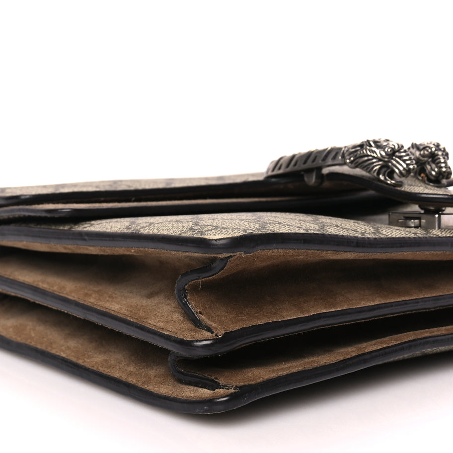 Gucci GG Supreme Monogram Small Dionysus Shoulder Bag Taupe Image 8