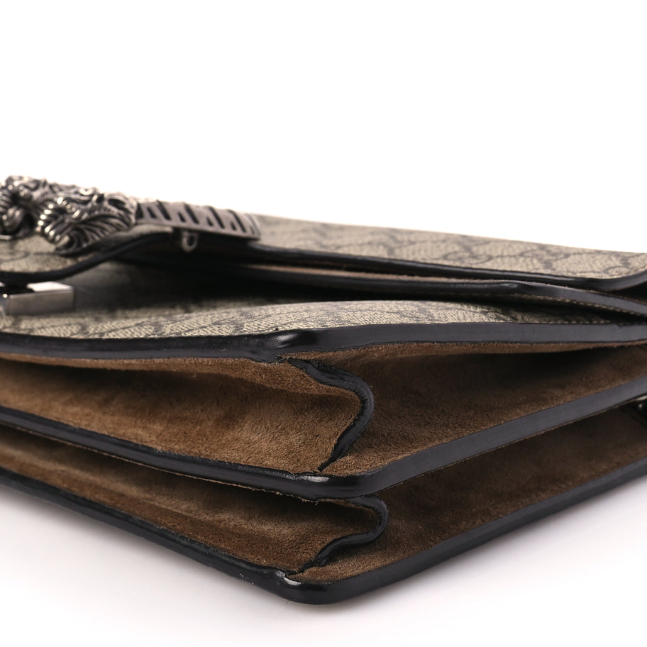 Gucci GG Supreme Monogram Small Dionysus Shoulder Bag Taupe Image 9