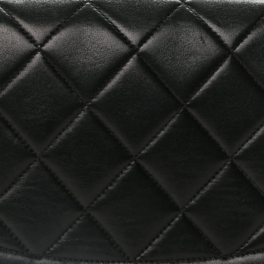 Chanel Lambskin Quilted Medium Single Flap Black Image 6