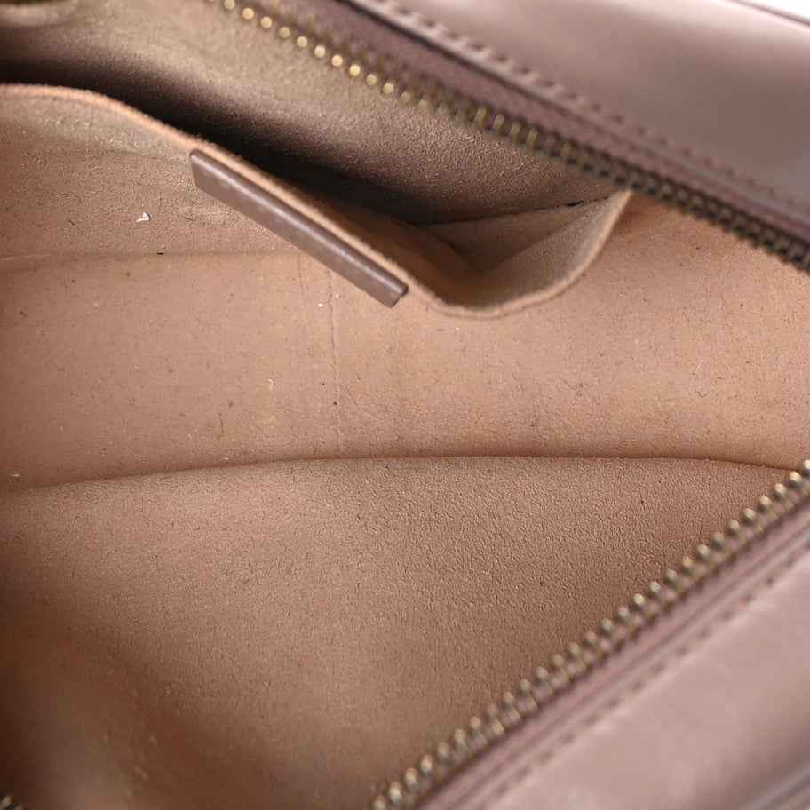 Gucci Calfskin Matelasse Mini GG Marmont Chain Shoulder Bag  Porcelain Rose Image 4