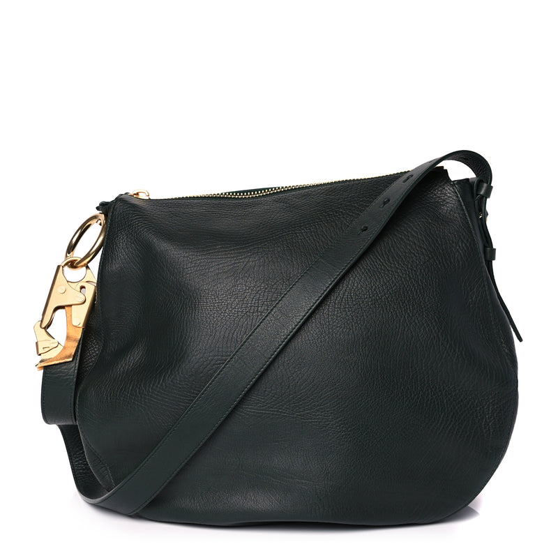  Burberry Grainy Calfskin Medium Knight Crossbody Bag Vine