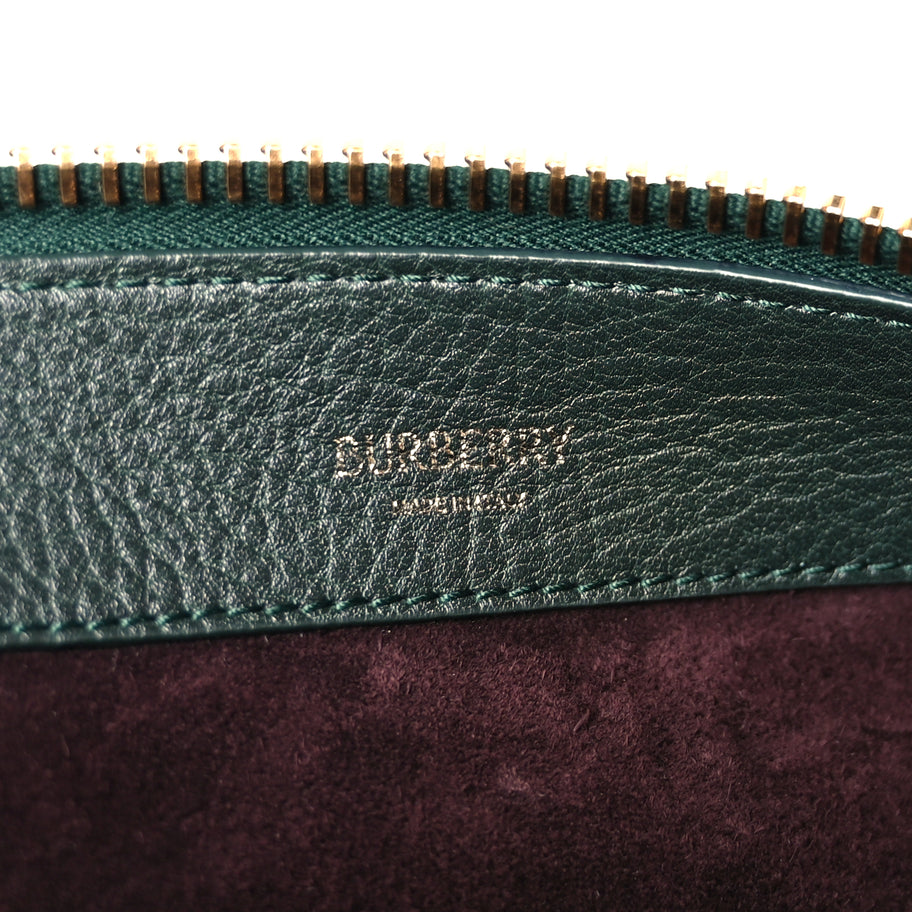 Burberry Grainy Calfskin Medium Knight Crossbody Bag Vine Image 5