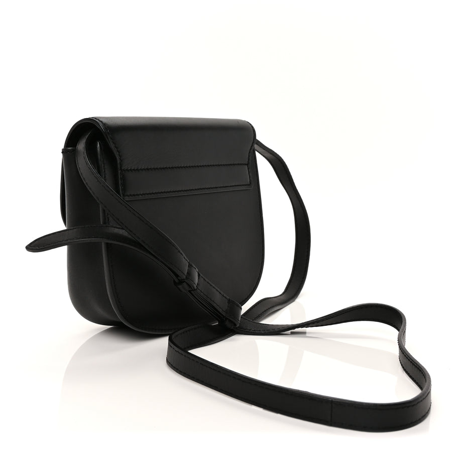 Saint Laurent Smooth Calfskin Classic Monogram Small Kaia Satchel Black Image 2