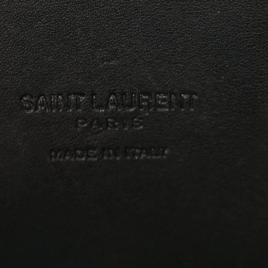 Saint Laurent Smooth Calfskin Classic Monogram Small Kaia Satchel Black Image 5