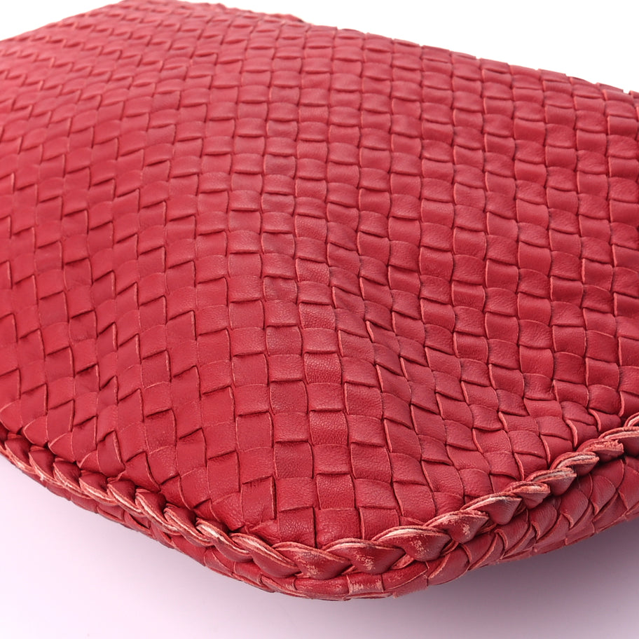 Bottega Veneta Nappa Intrecciato Medium Veneta Hobo Fraise Image 8