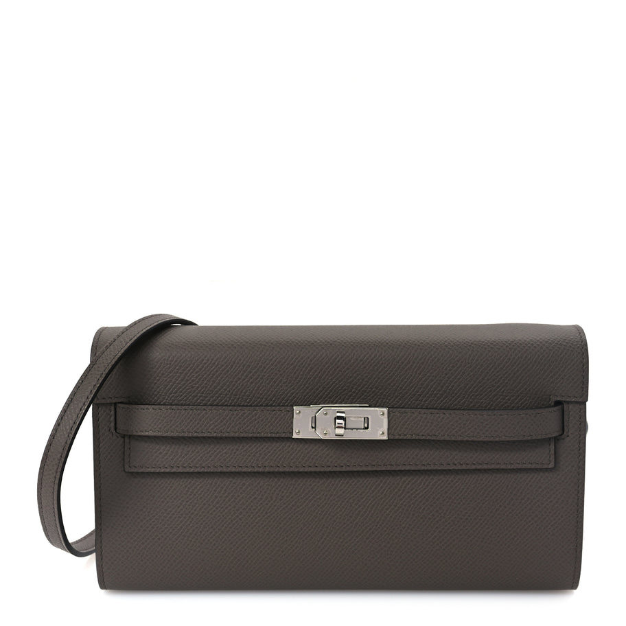 Hermes Epsom Kelly To Go Wallet Etain Etain Image 1
