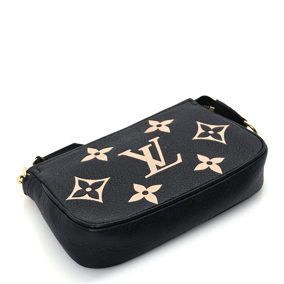 Louis Vuitton Empreinte Monogram Giant Mini Pochette Accessories  Black Image 3