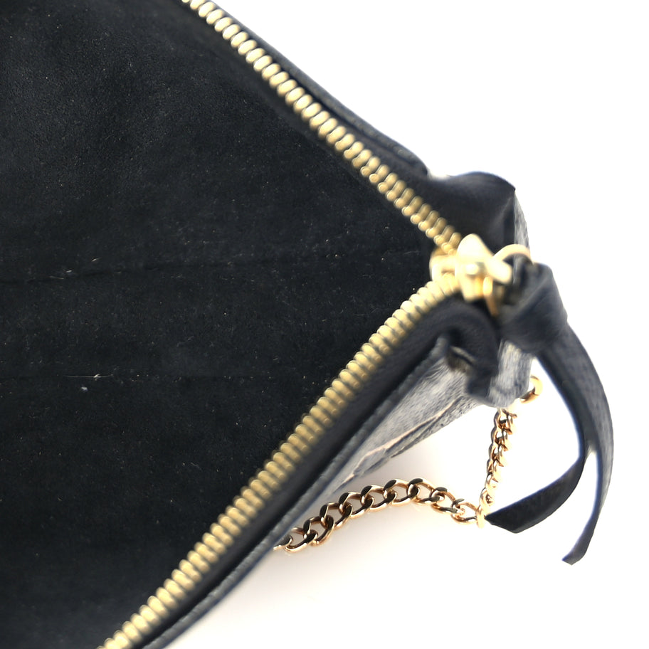 Louis Vuitton Empreinte Monogram Giant Mini Pochette Accessories  Black Image 4
