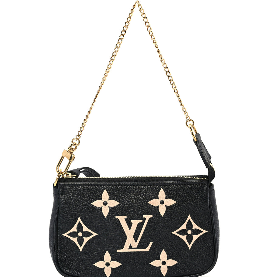 Louis Vuitton Empreinte Monogram Giant Mini Pochette Accessories  Black Image 6