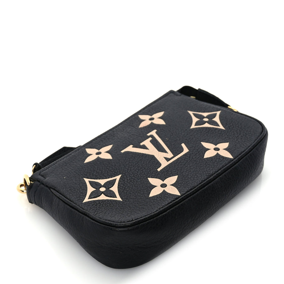Louis Vuitton Empreinte Monogram Giant Mini Pochette Accessories  Black Image 7