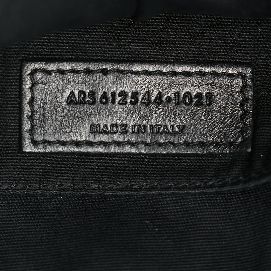 Saint Laurent Calfskin Matelasse Monogram Monochrome Lou Camera Bag Black Image 5
