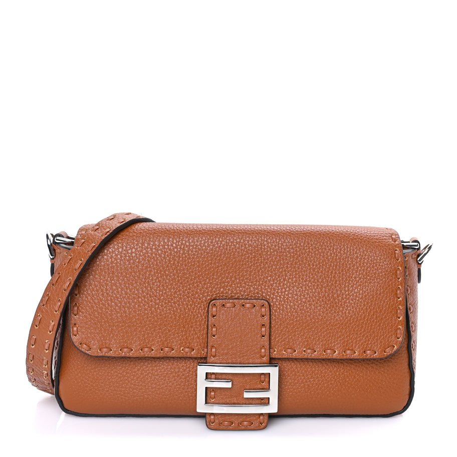 Fendi Cuoio Romano Selleria Baguette Sienna Image 1