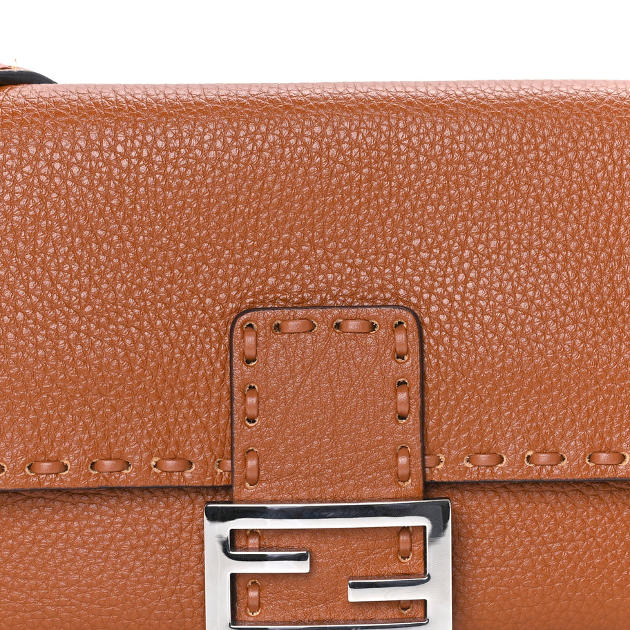 Fendi Cuoio Romano Selleria Baguette Sienna Image 6