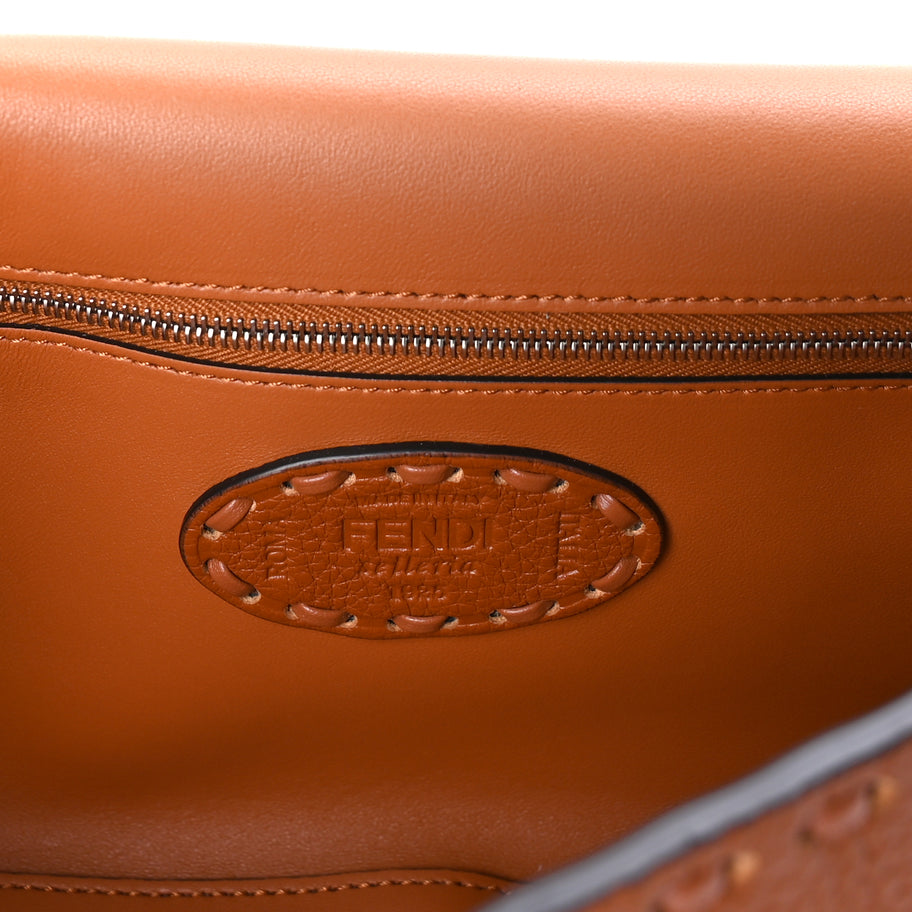 Fendi Cuoio Romano Selleria Baguette Sienna Image 8