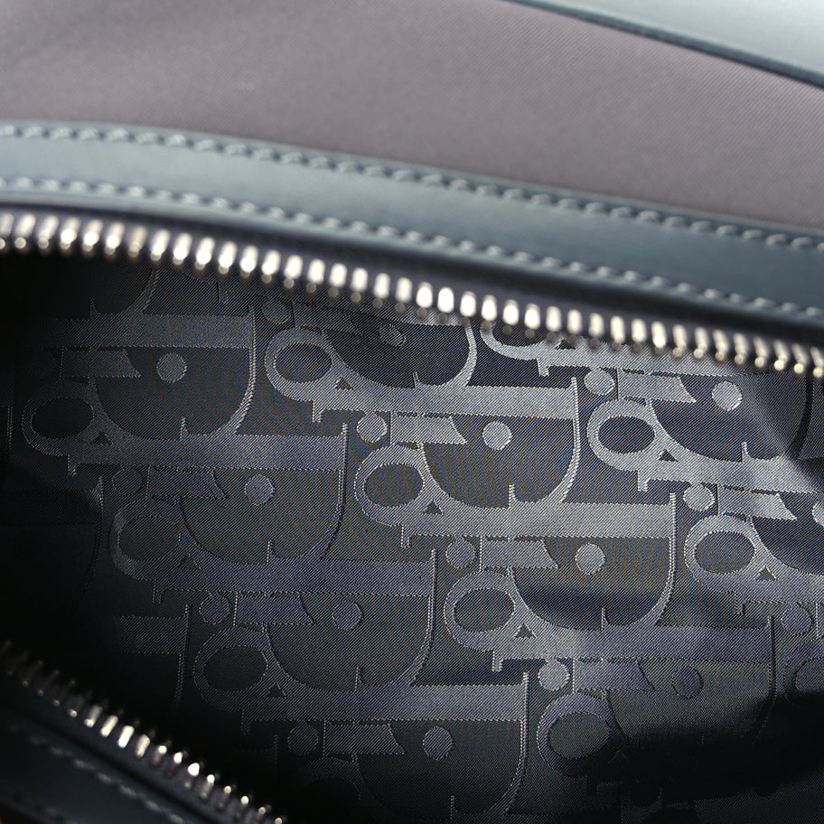 Christian Dior Calfskin Nylon Scarab Sling Bag  Grey Image 4