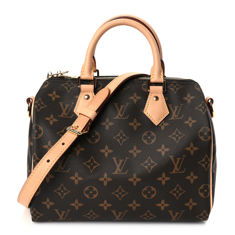  Louis Vuitton Monogram Speedy Bandouliere 25