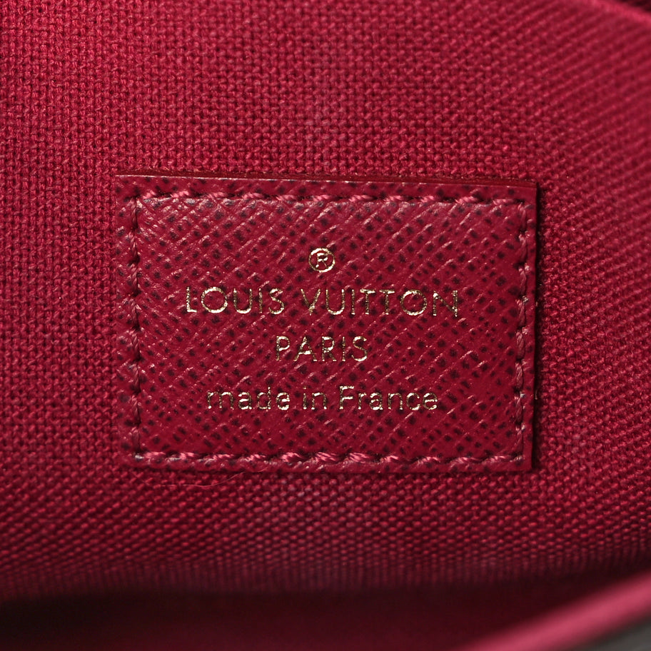 Louis Vuitton Monogram Pochette Felicie Chain Wallet  Fuchsia Image 6