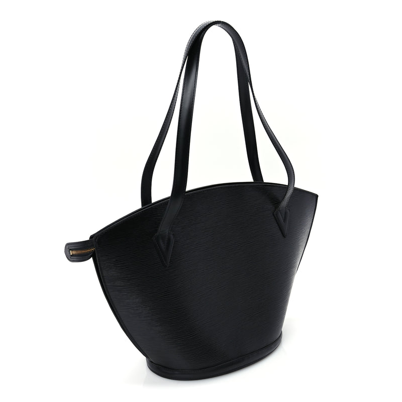  Louis Vuitton Epi Saint Jacques PM  Black