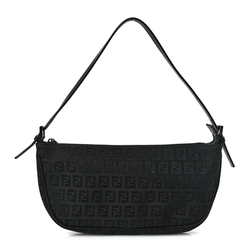  Fendi Zucchino Pochette Black