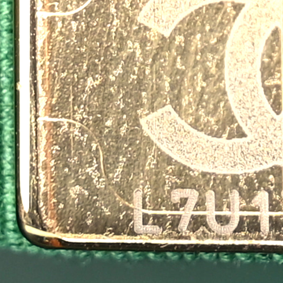 Chanel Shiny Aged Calfskin Quilted Nano Kelly Shopper Green Image 6