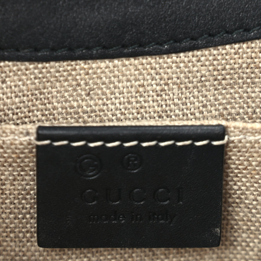 Gucci Microguccissima Mini Emily Shoulder Bag Black Image 5