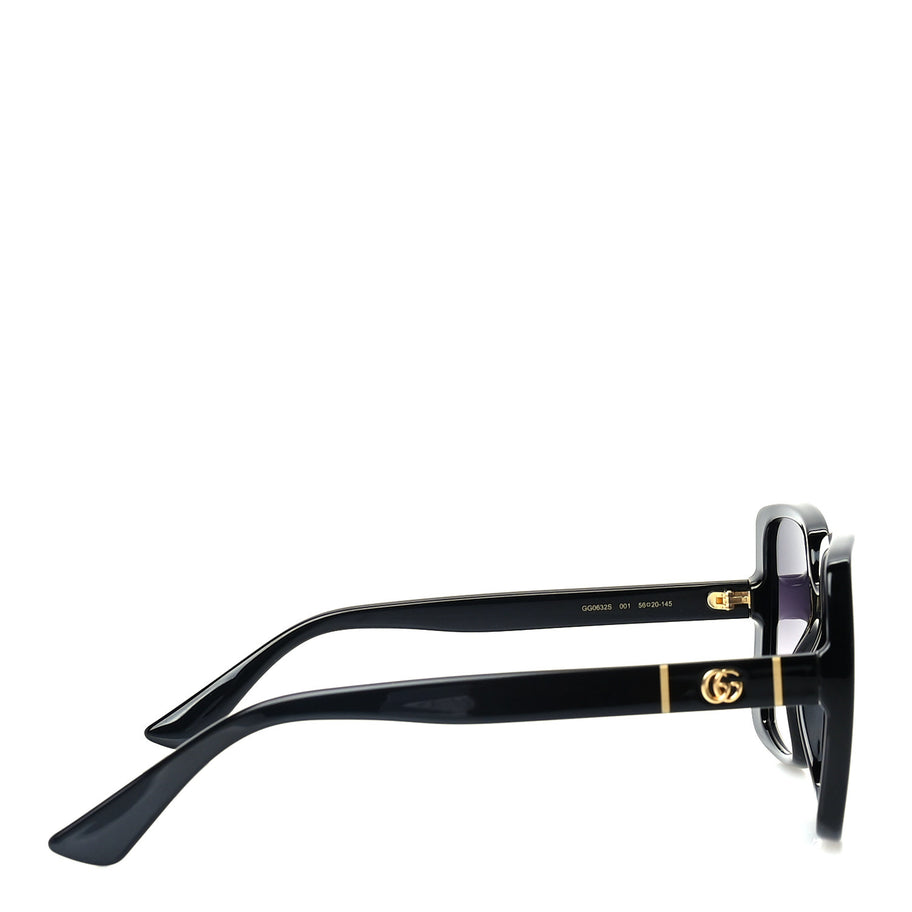 Gucci Acetate Square Sunglasses GG0637SK  Black Image 4