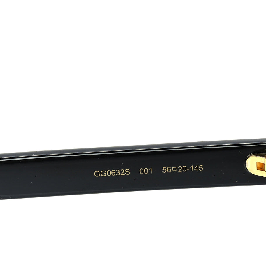 Gucci Acetate Square Sunglasses GG0637SK  Black Image 5