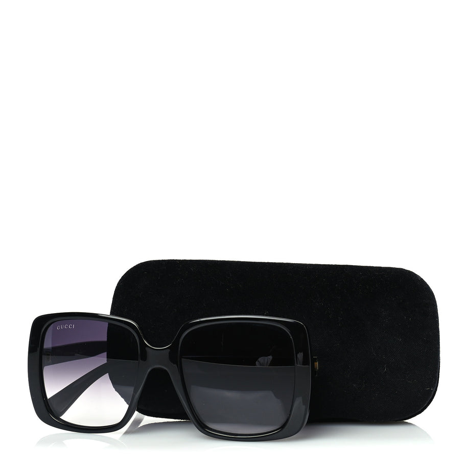 Gucci Acetate Square Sunglasses GG0637SK  Black Image 7