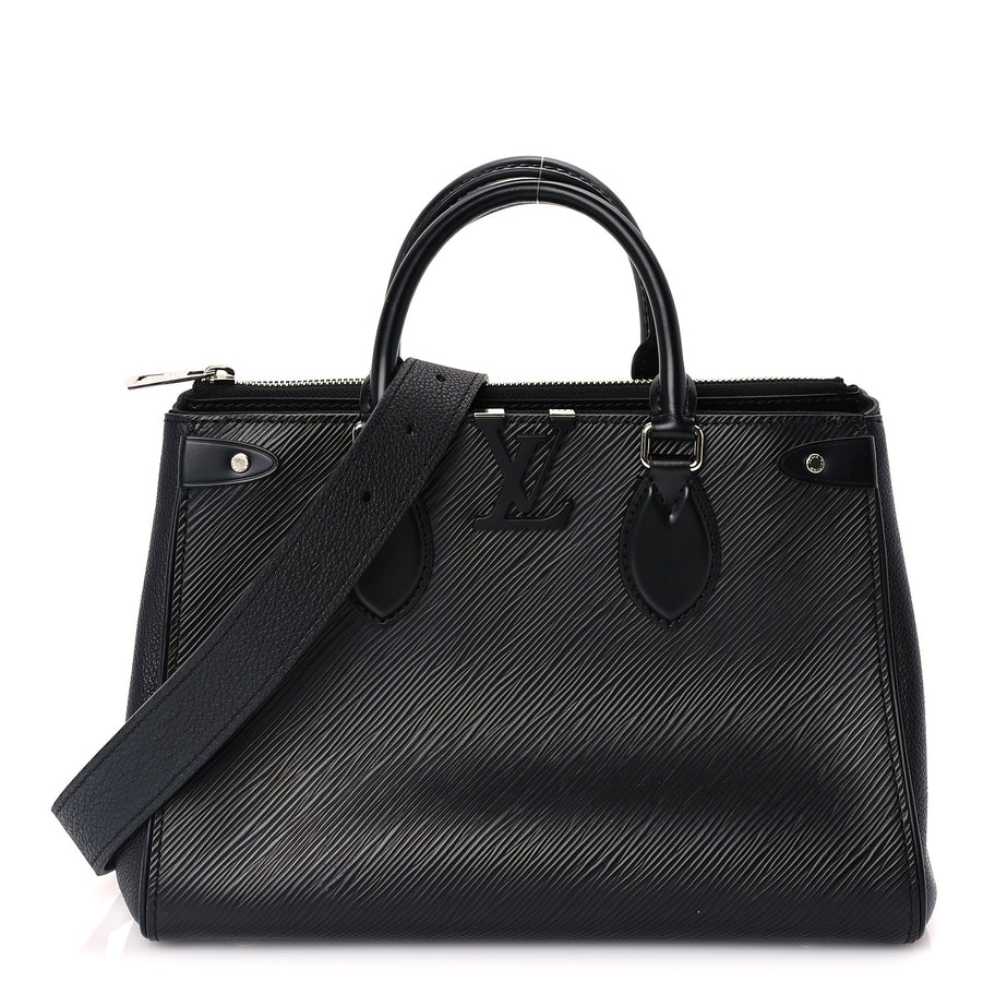 Louis Vuitton Epi Grenelle Tote MM  Black Image 1