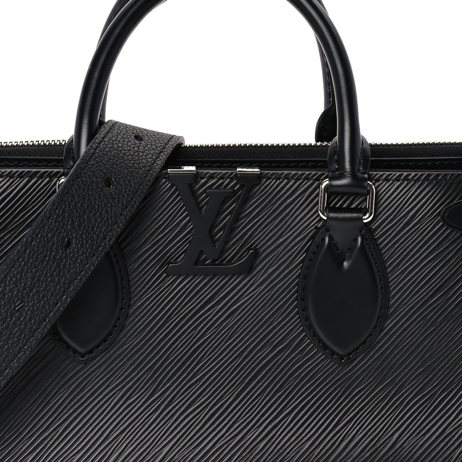 Louis Vuitton Epi Grenelle Tote MM  Black Image 6