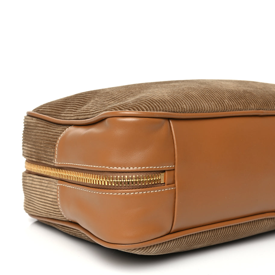 Miu Miu Corduroy Large Beau Top Handle Bag Cinnamon Image 7