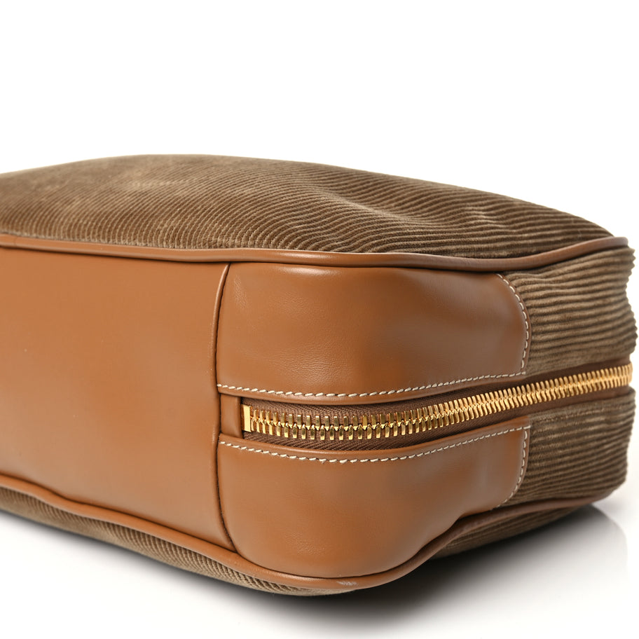 Miu Miu Corduroy Large Beau Top Handle Bag Cinnamon Image 8